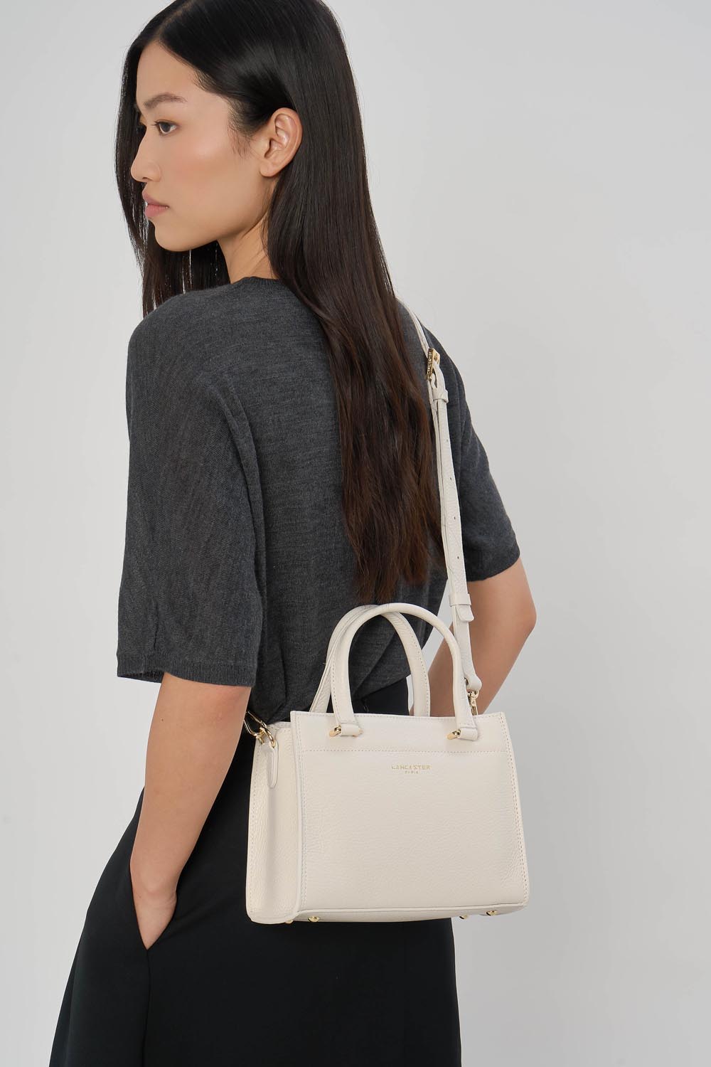 petit sac à main - foulonné double 