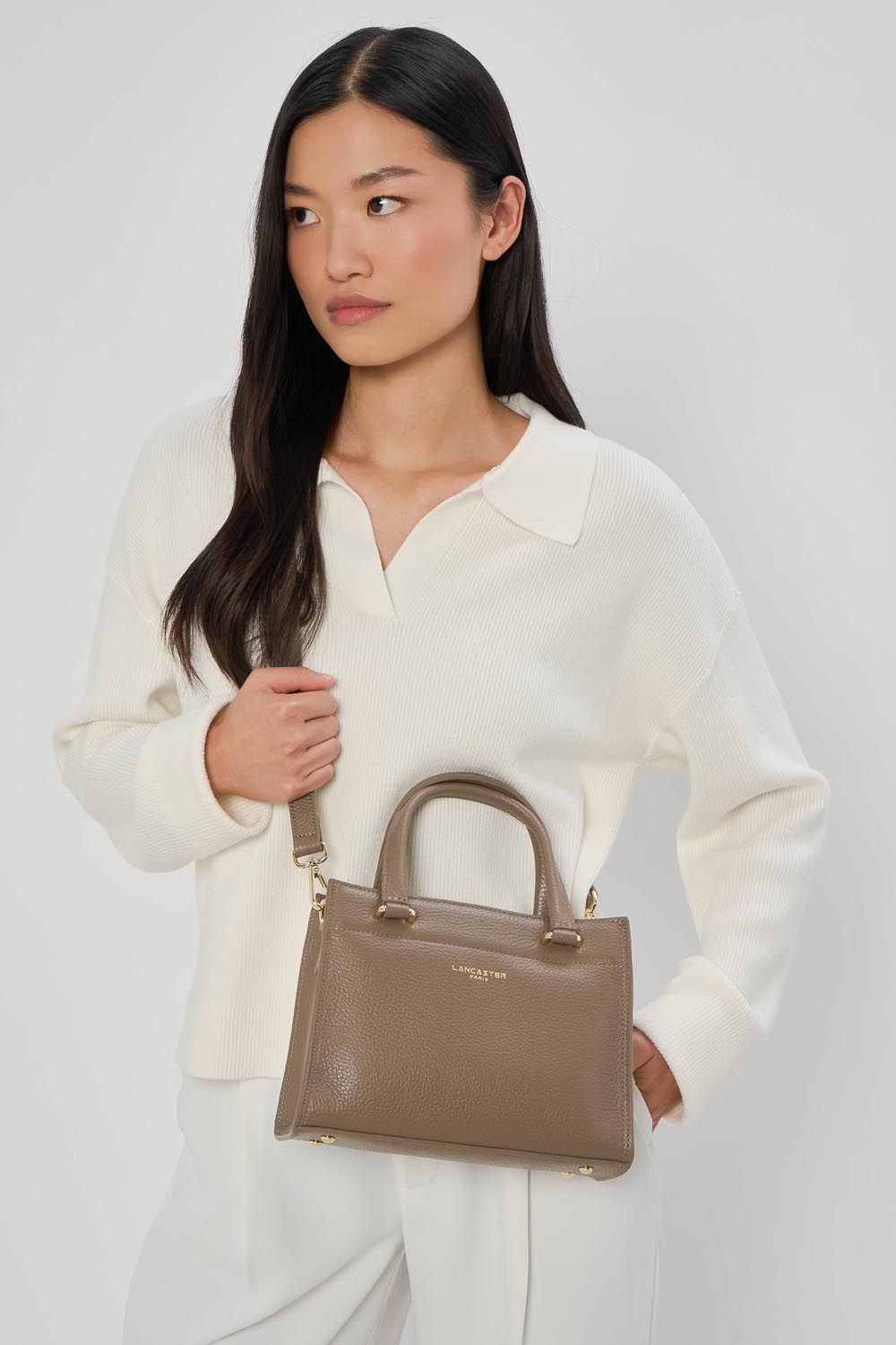 petit sac à main - foulonné double 