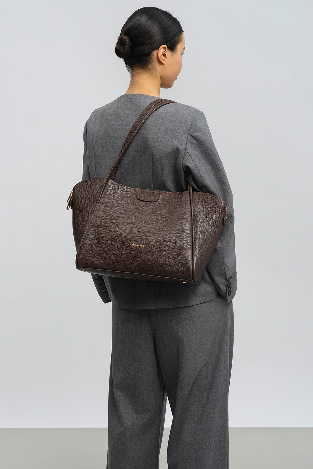 très grand sac cabas épaule - ida double 