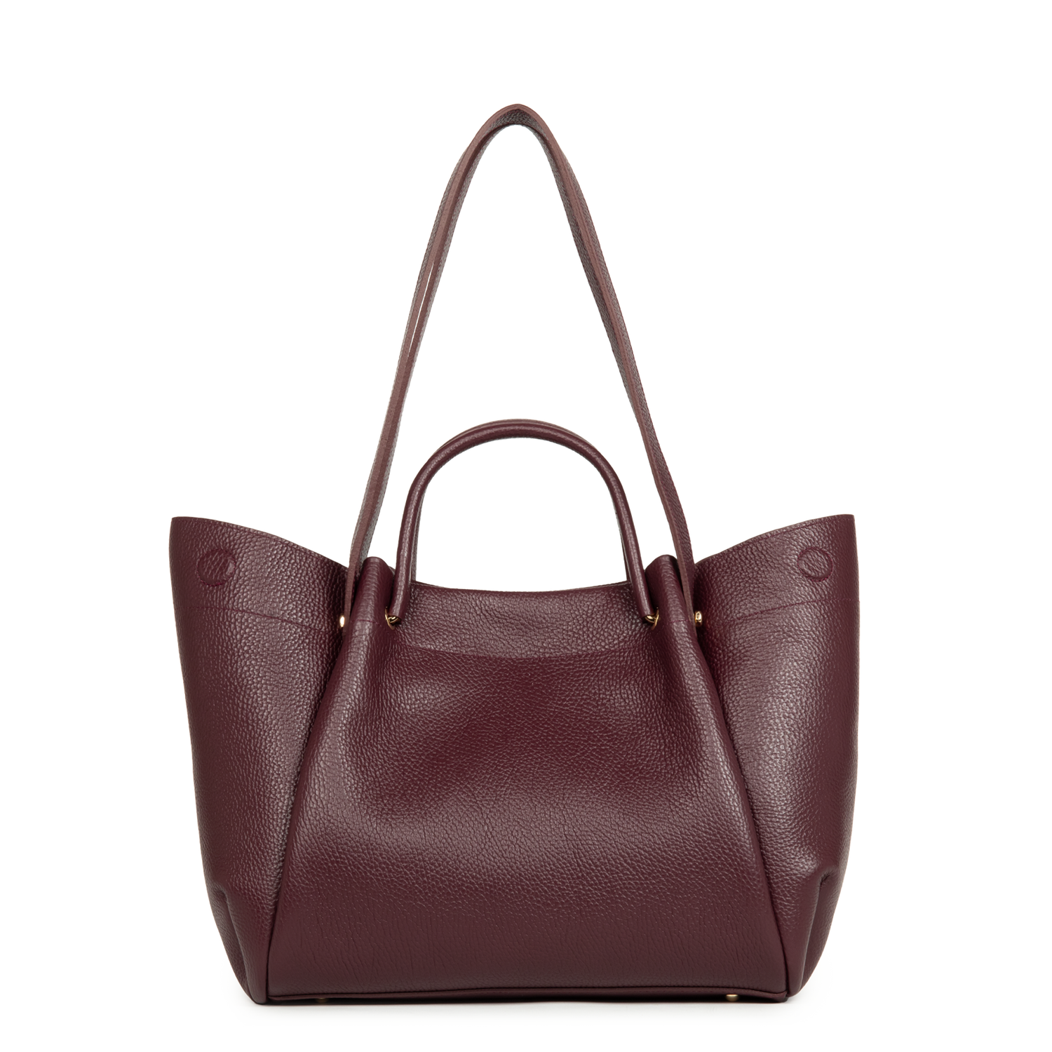très grand sac cabas épaule - foulonné double louisa 