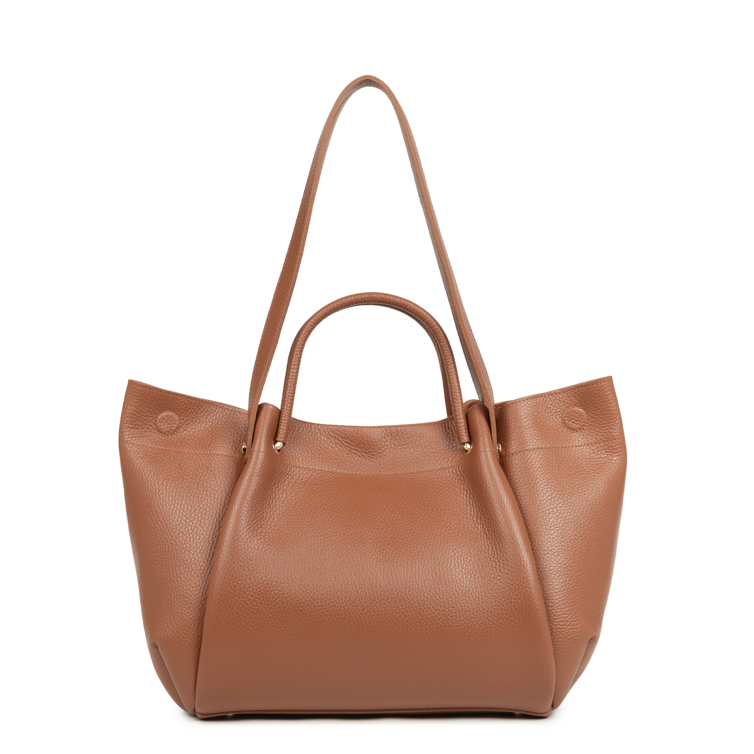 très grand sac cabas épaule - foulonné double louisa 