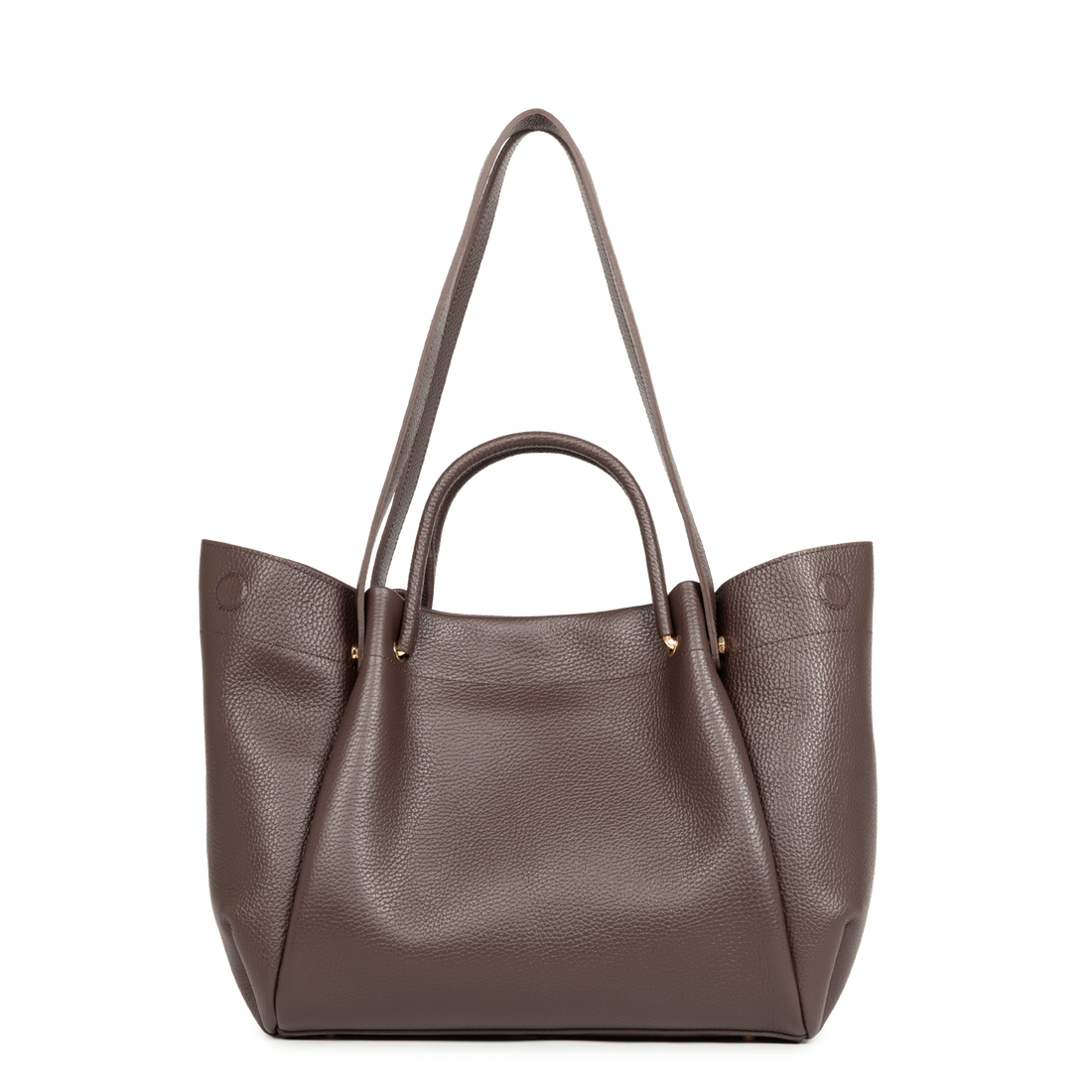 très grand sac cabas épaule - foulonné double louisa 