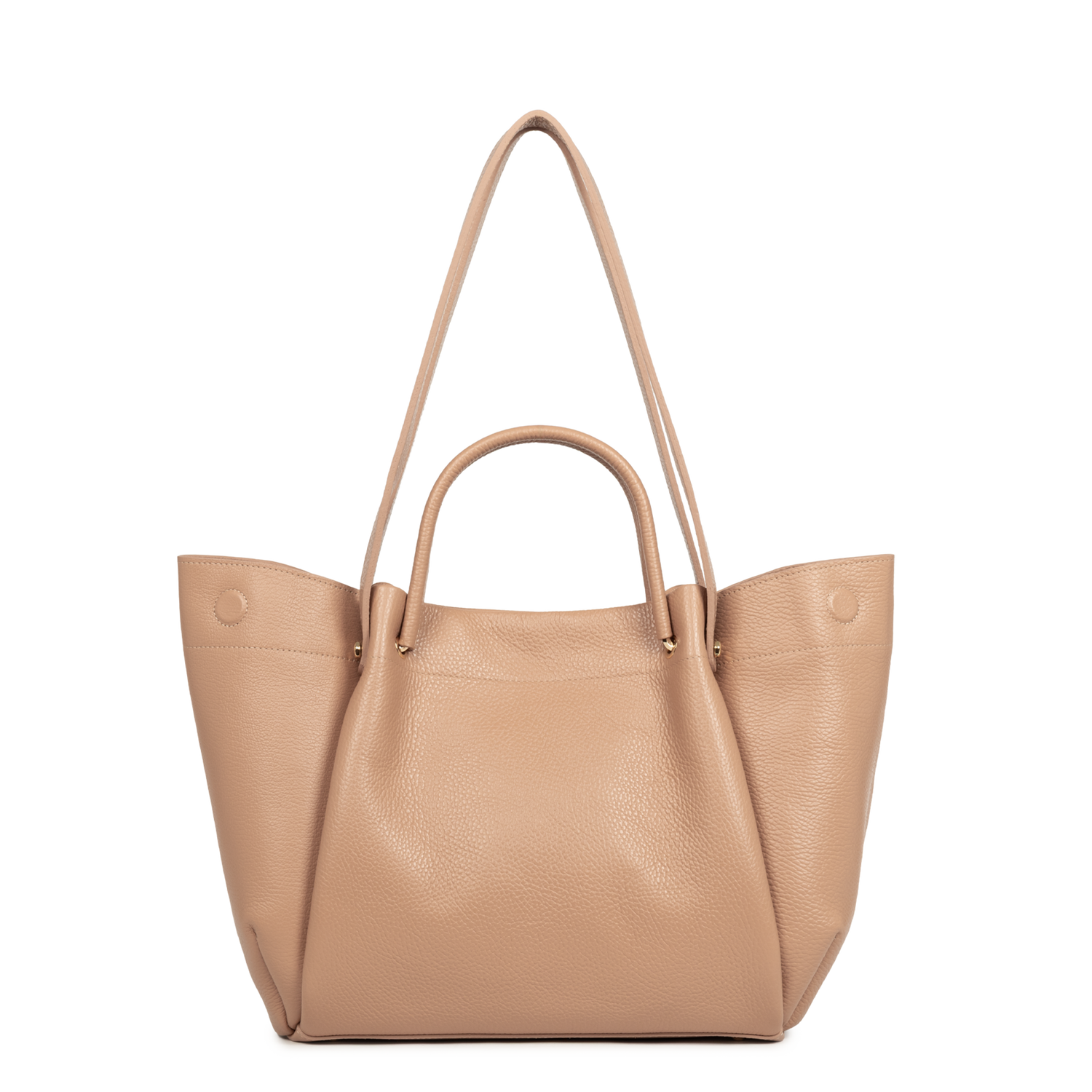 très grand sac cabas épaule - foulonné double louisa 