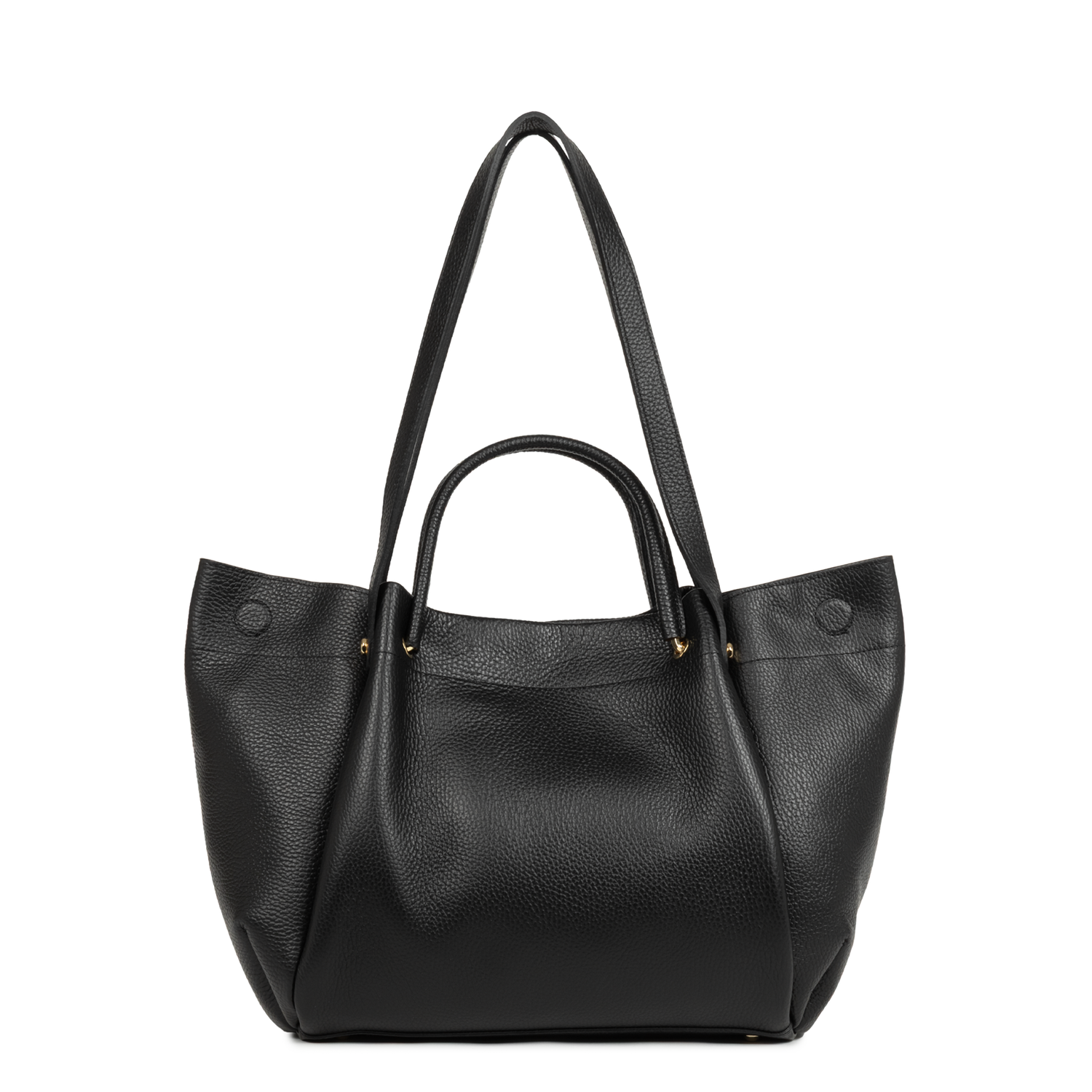 très grand sac cabas épaule - foulonné double louisa 