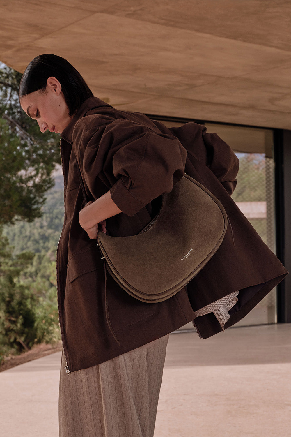 grand sac besace - suède 