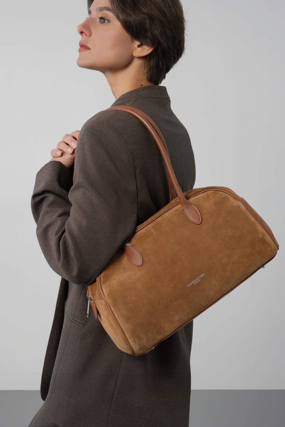 grand sac cabas épaule - suède 