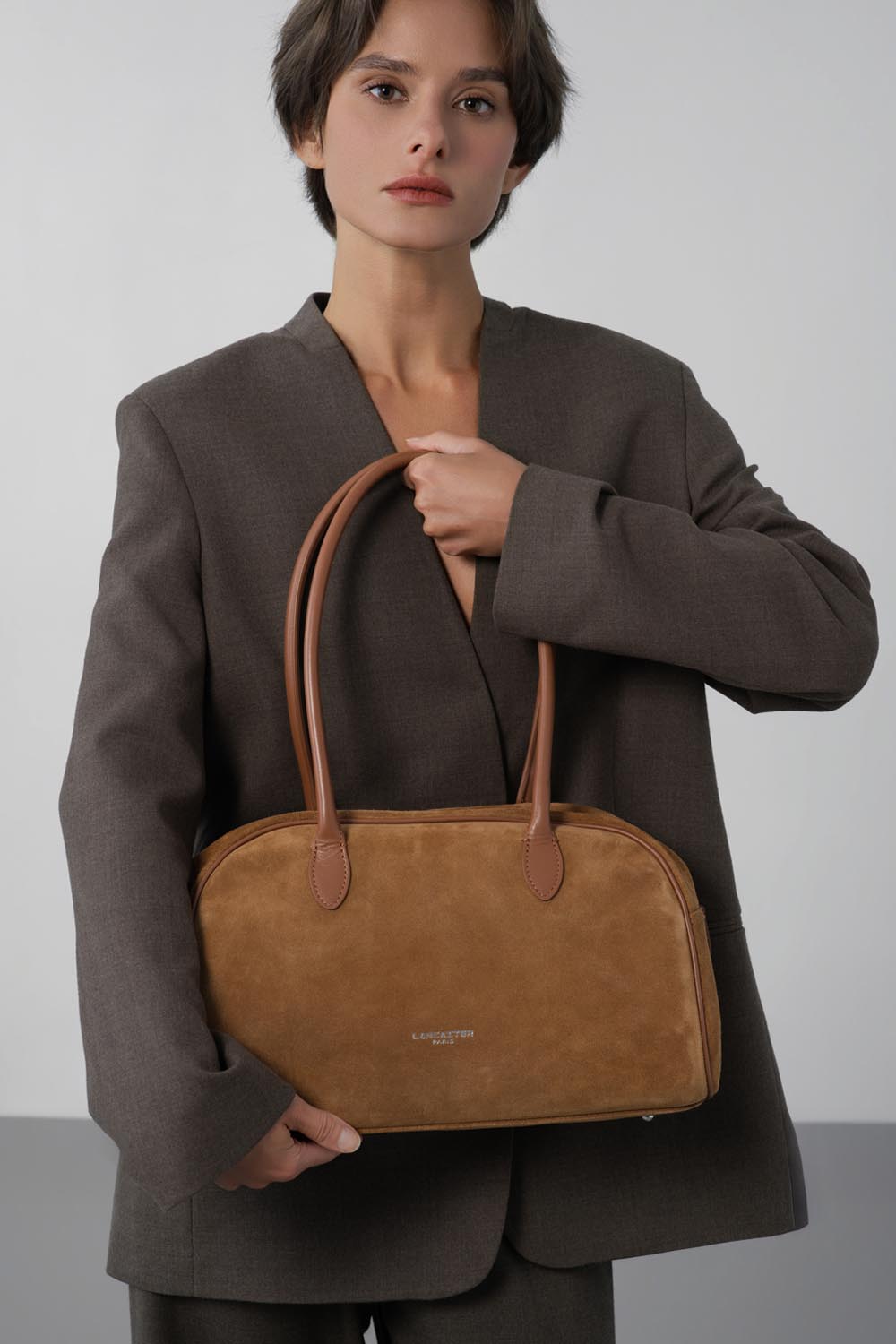 grand sac cabas épaule - suède 