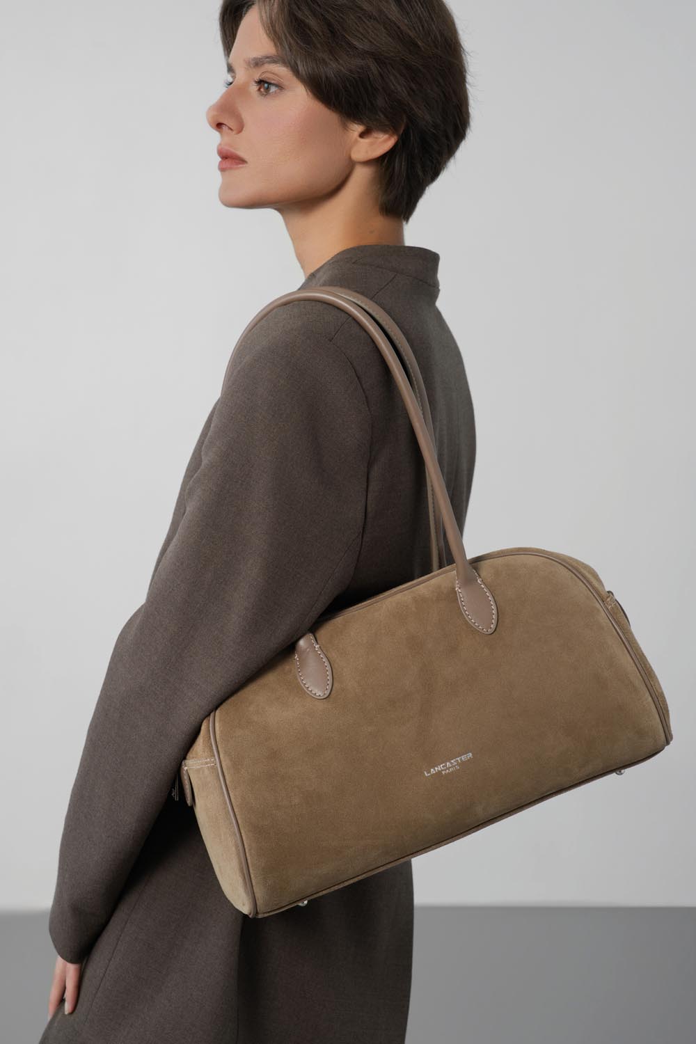 grand sac cabas épaule - suède 