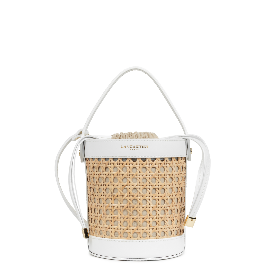 petit sac seau - cannage rotin 