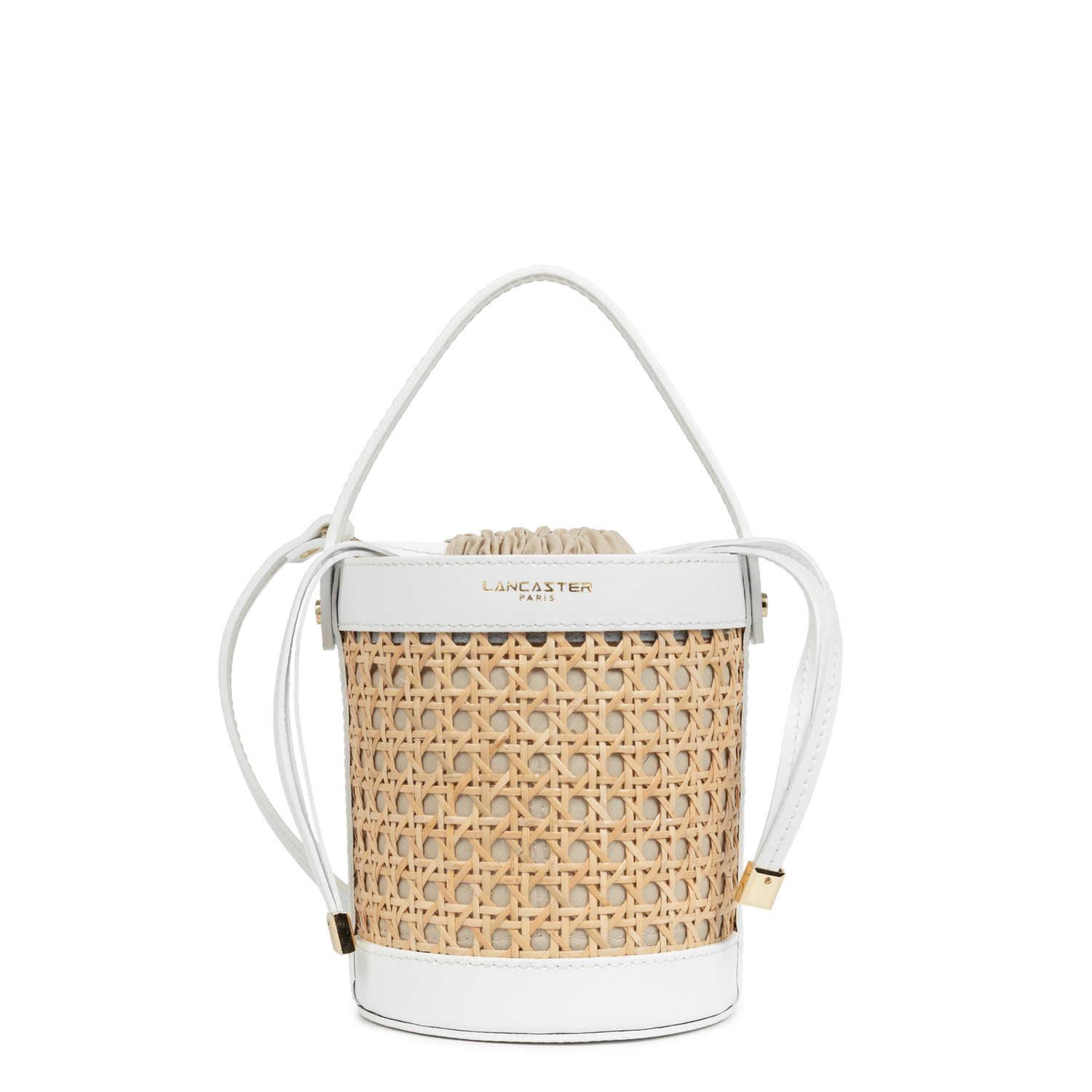 petit sac seau - cannage rotin 