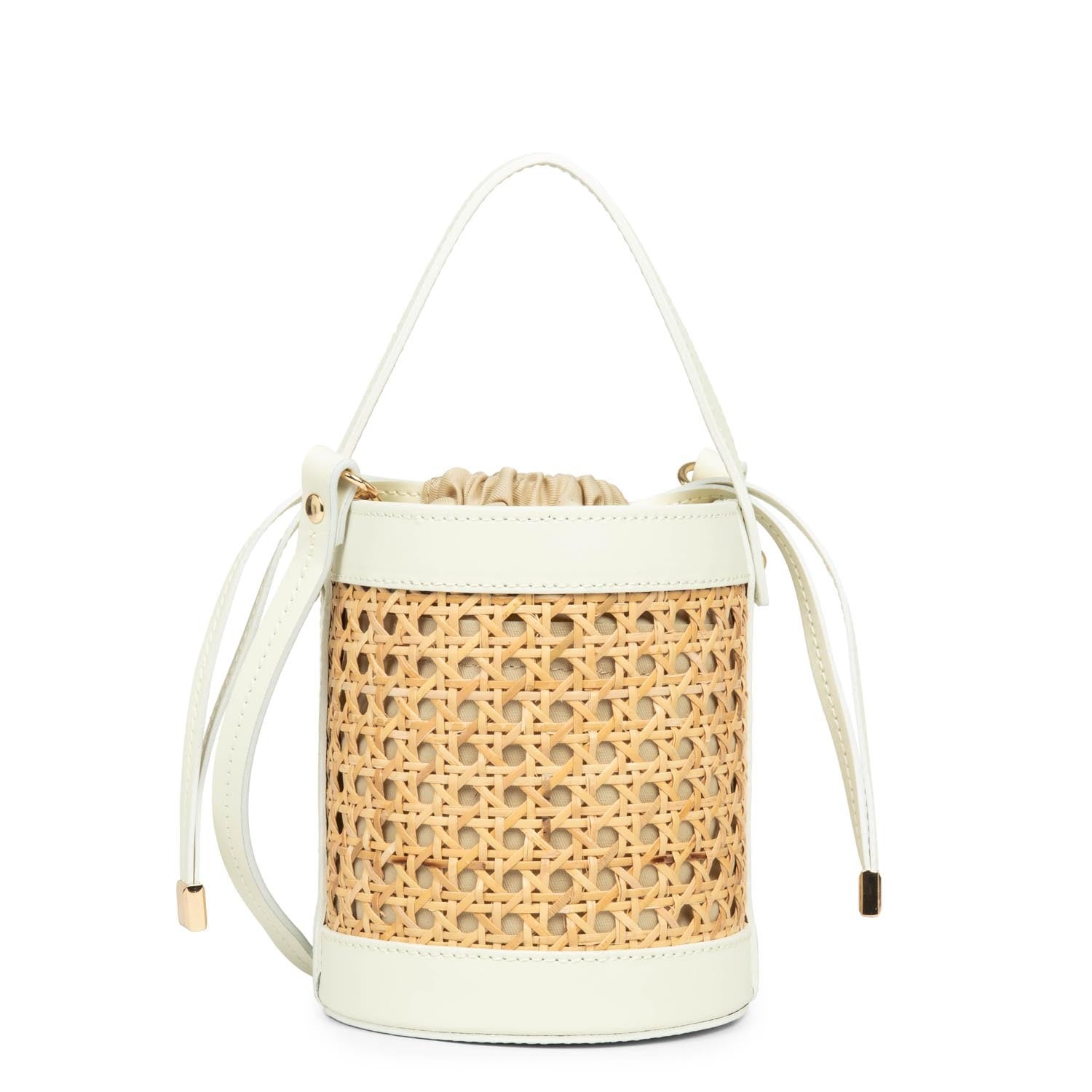 Miu Miu Petit sac seau en cuir Matelasse Veau façon poulain Bleu ref Miu Miu Petit sac seau en cuir Matelasse Veau façon poulain Bleu ref