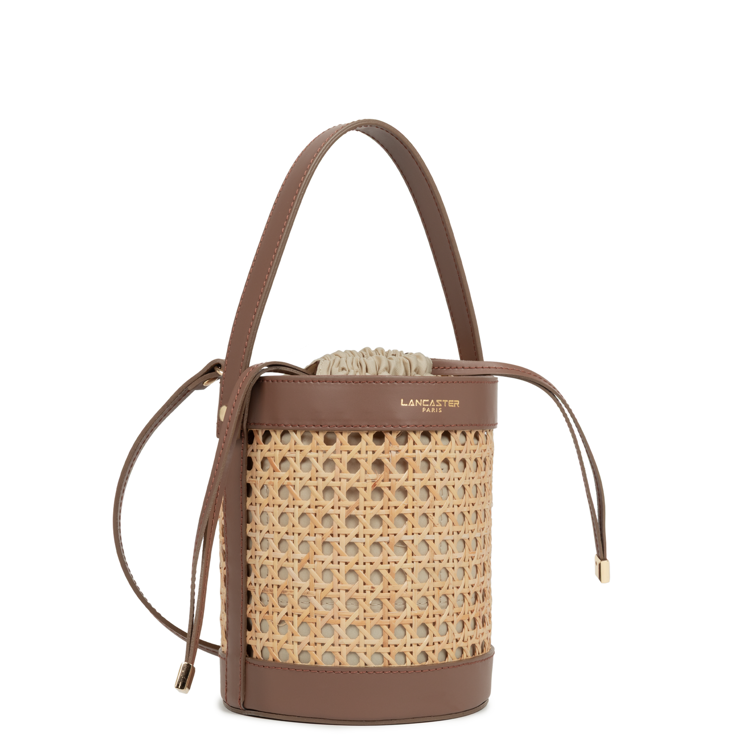 sac seau - cannage rotin 