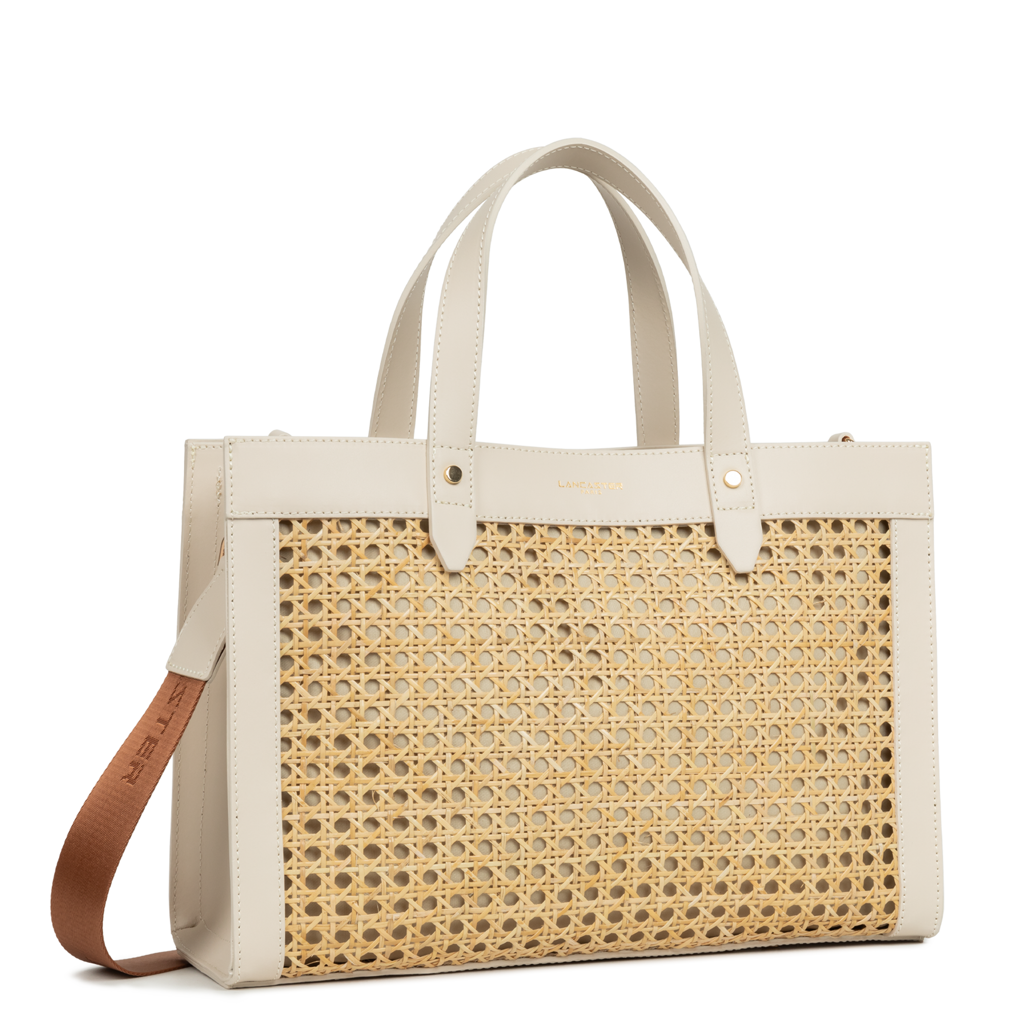 sac cabas main - cannage rotin 