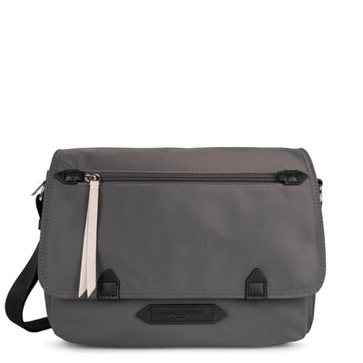 sac gibecière - basic sport #couleur_gris-noir