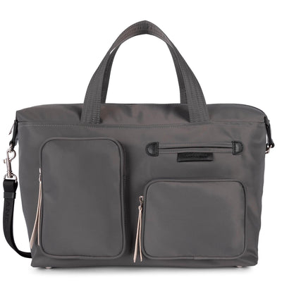 grand sac cabas main - basic sport #couleur_gris-noir