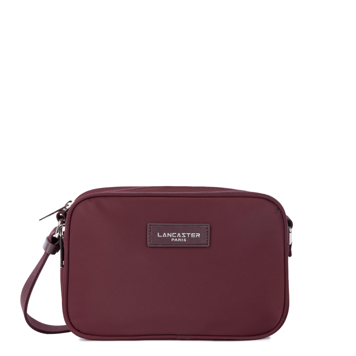 Sac Lancaster Marron Toile Bandoulière - Occasion Vérifié, Taille Moyenne, Doublure Beige