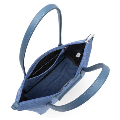 sac cabas épaule - smart kba #couleur_bleu-stone
