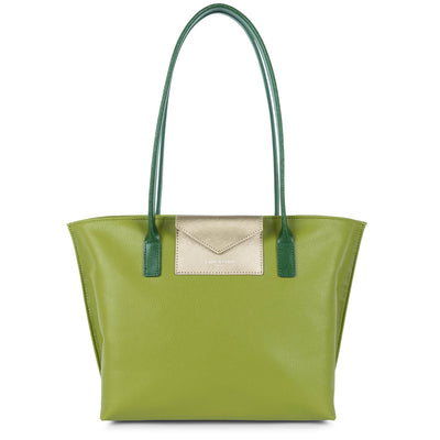 sac cabas épaule - maya #couleur_olive-fusil-vert-fonc