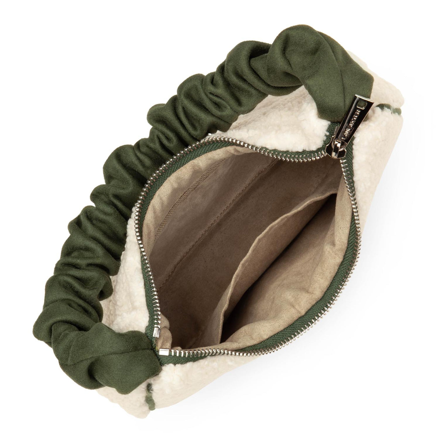 sac baguette - polaire chouchou #couleur_vert-militaire