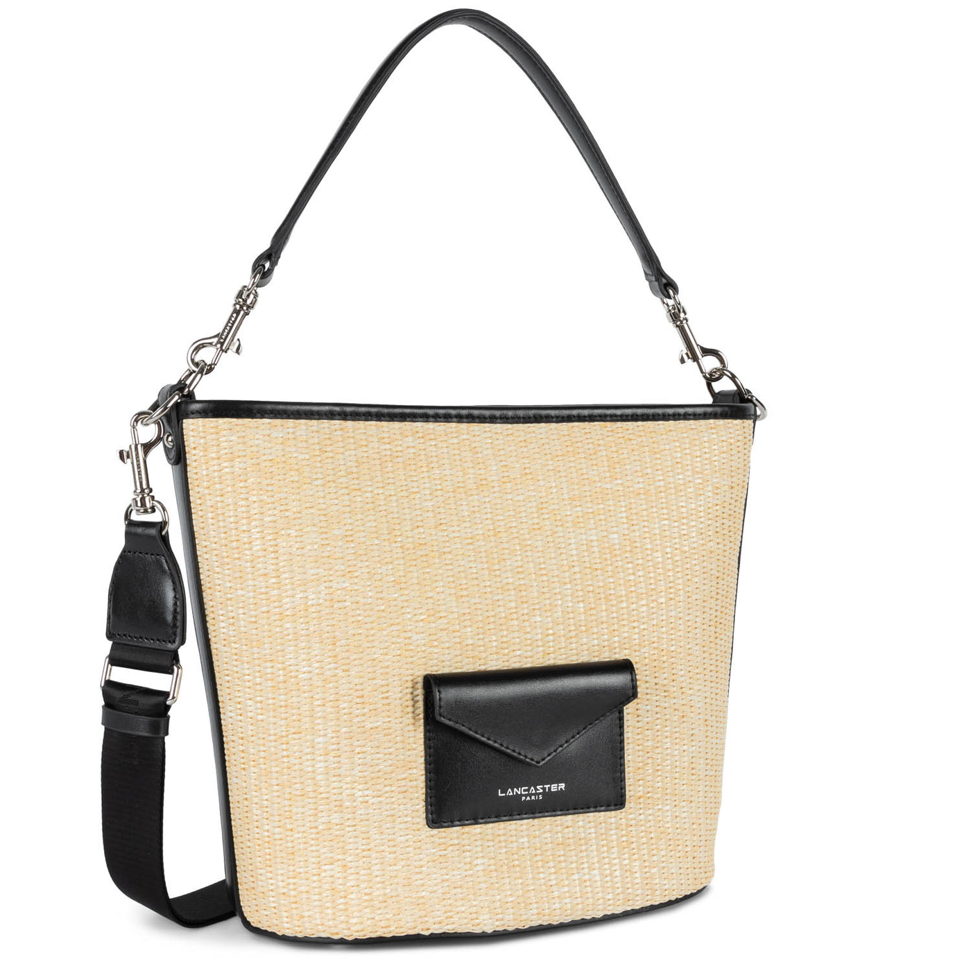 sac seau - actual mini osier #couleur_beige-noir