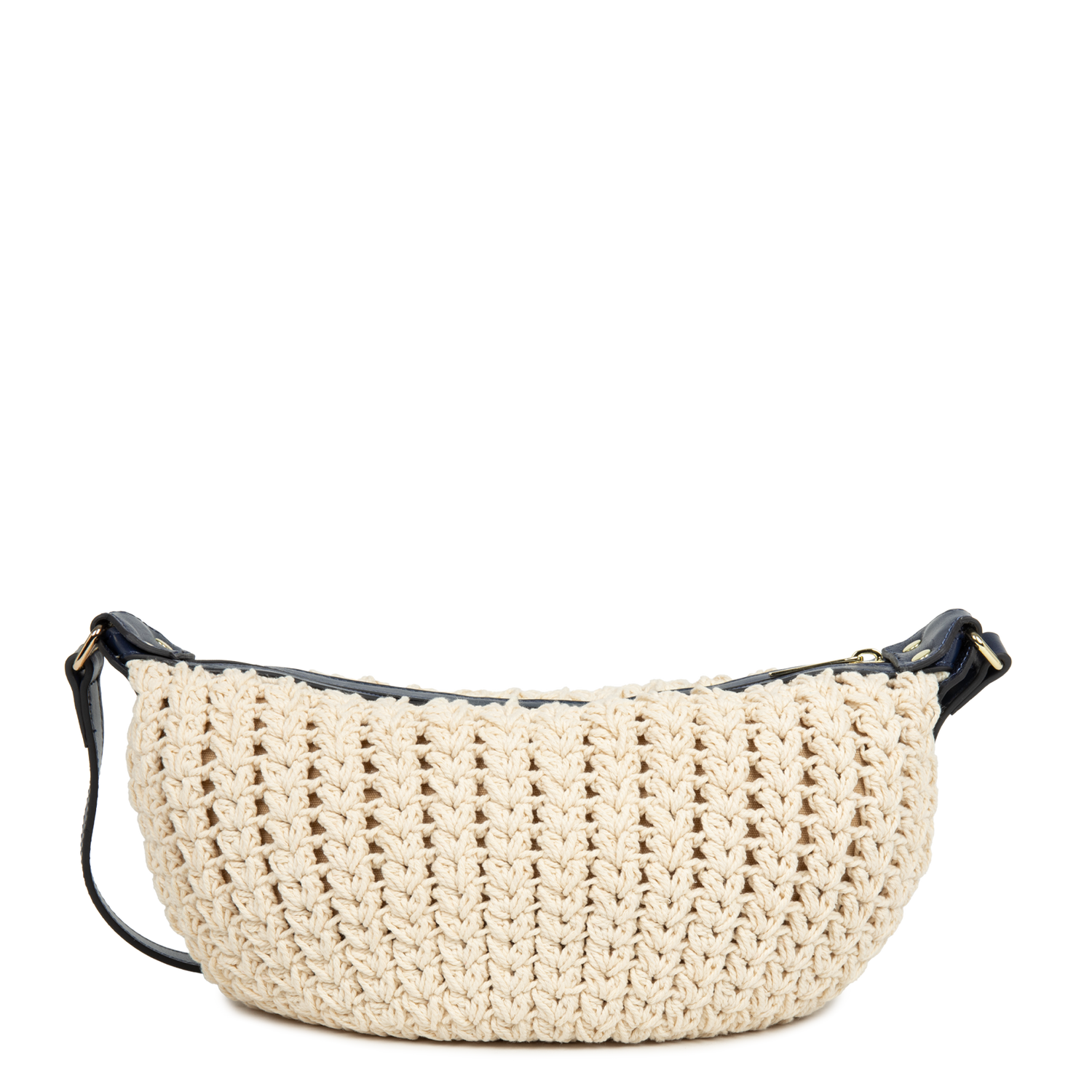 petit sac besace - tressé coton 