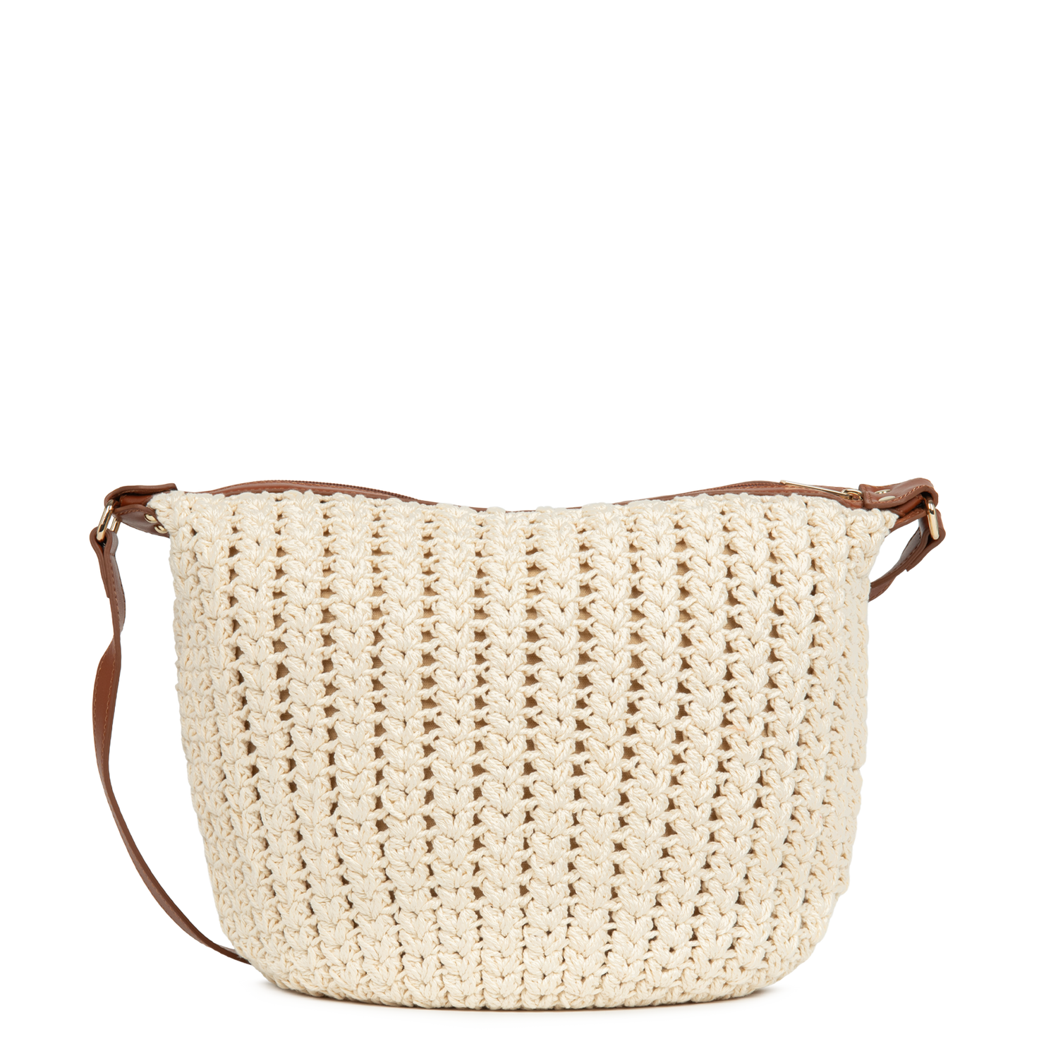 sac besace - tressé coton 