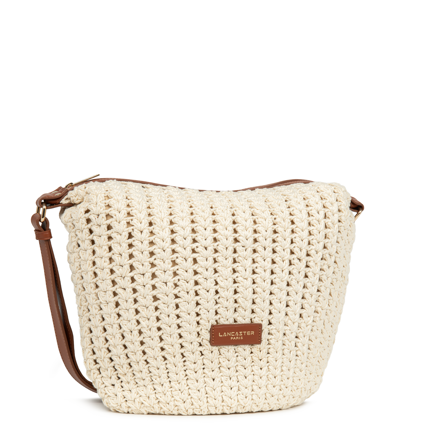 grand sac seau - tressé coton 