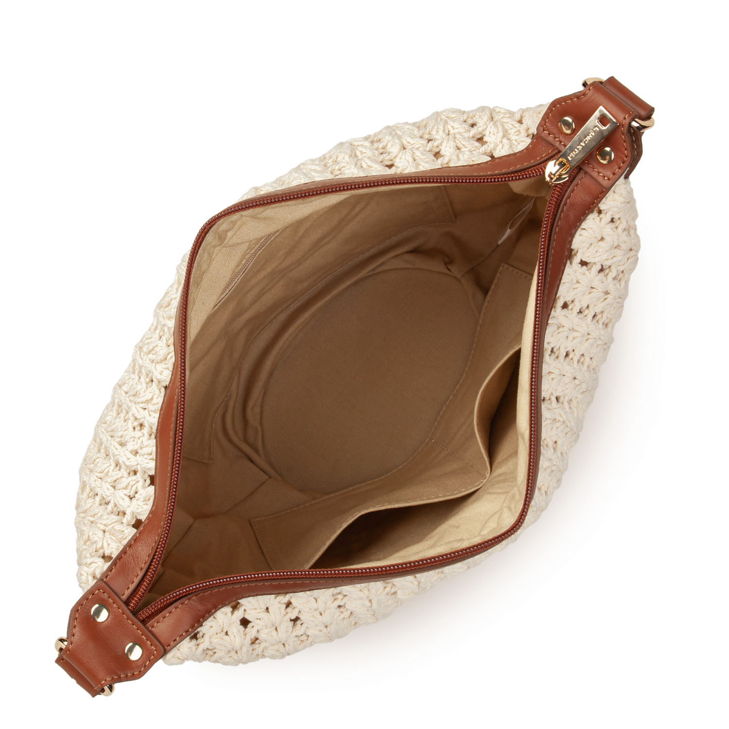 grand sac seau - tressé coton 