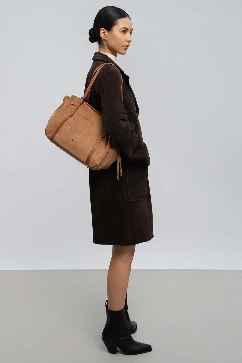 grand sac cabas épaule - velvet emma 