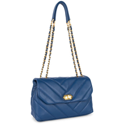 sac trotteur - soft matelassé #couleur_bleu
