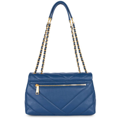 sac besace - soft matelassé #couleur_bleu