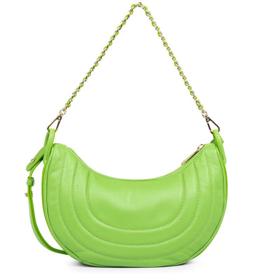 sac hobo - soft matelassé #couleur_vert-mousse