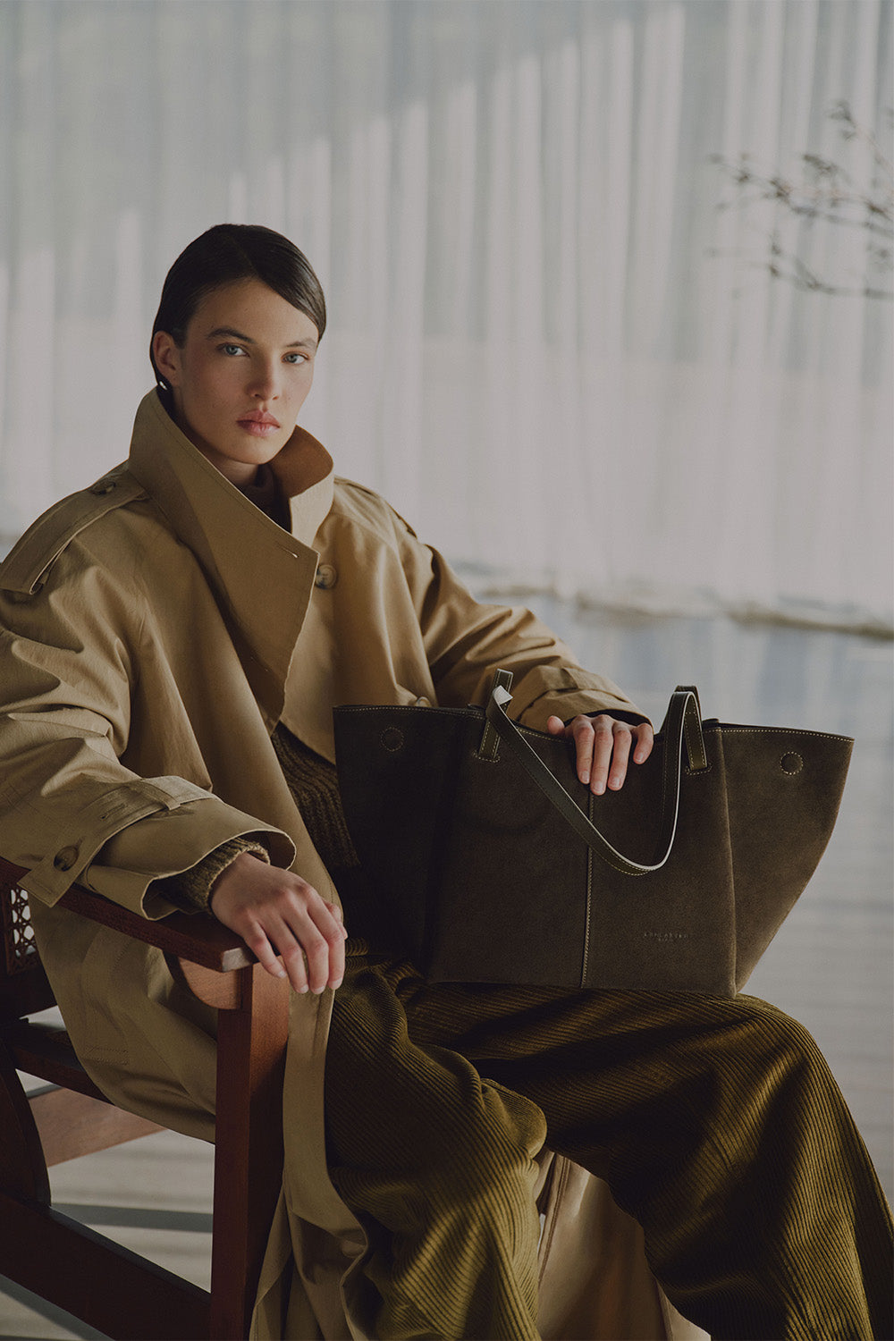 sac cabas épaule - suède 