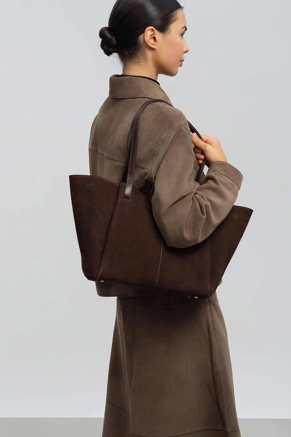 sac cabas épaule - suède 
