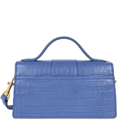 sac baguette - exotic ily #couleur_bleu
