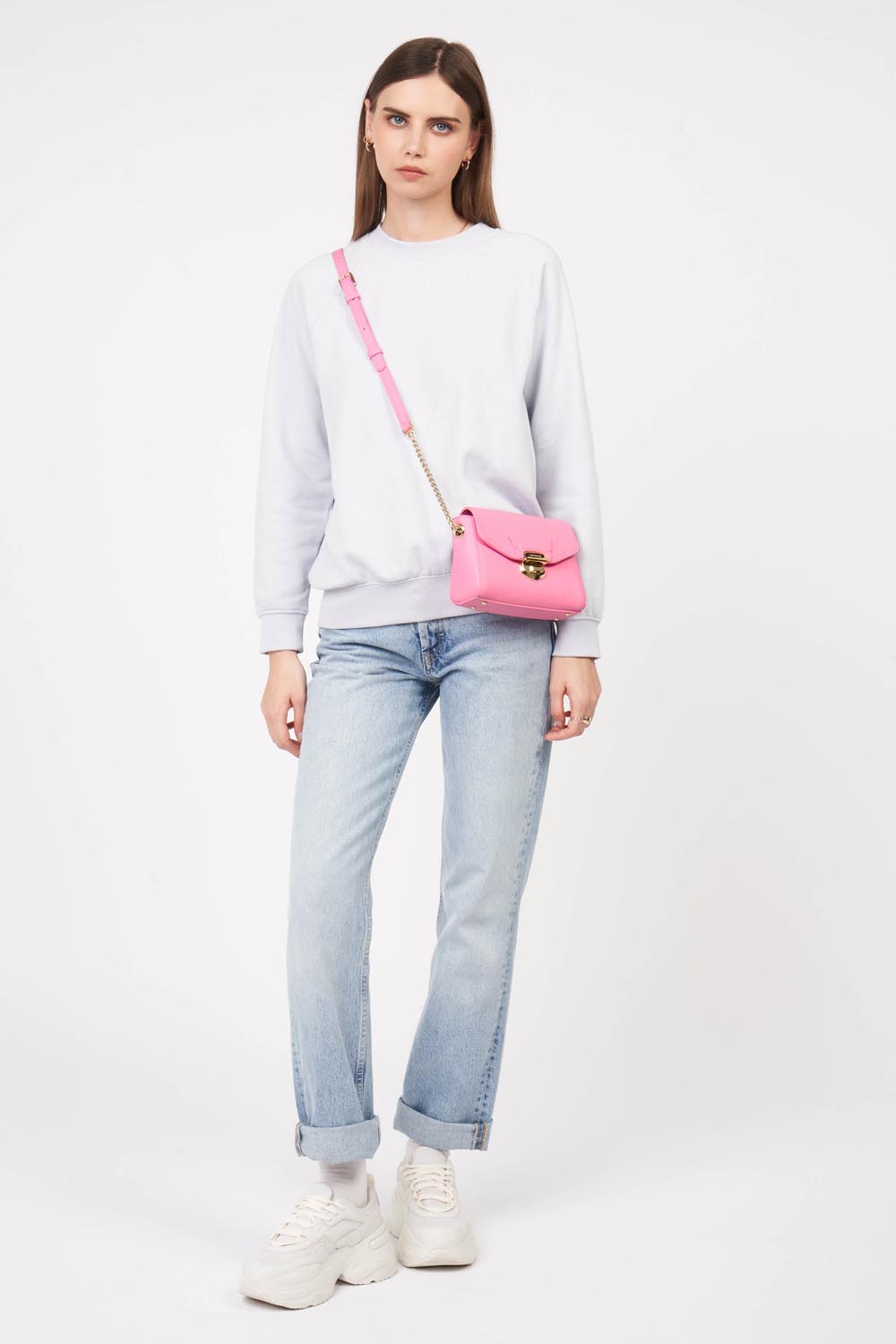 sac trotteur - foulonné milano #couleur_rose