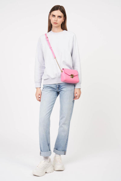 sac trotteur - foulonné milano #couleur_rose