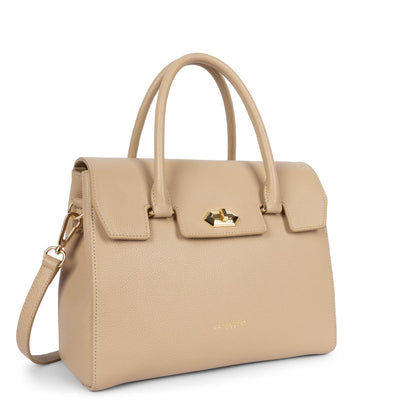 grand sac à main - foulonné milano #couleur_beige-fonc