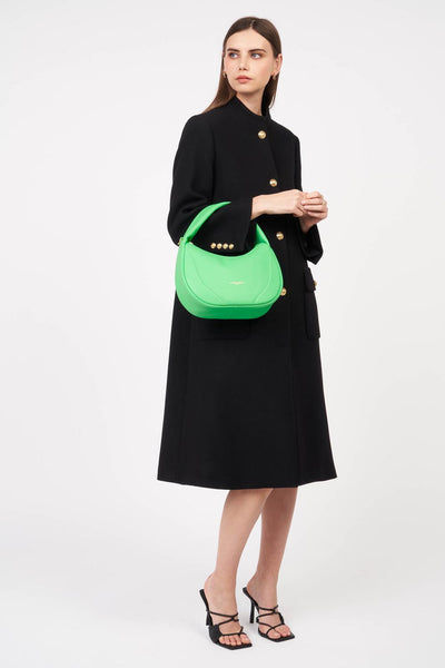 sac à main - foulonné cerceau #couleur_vert-colo