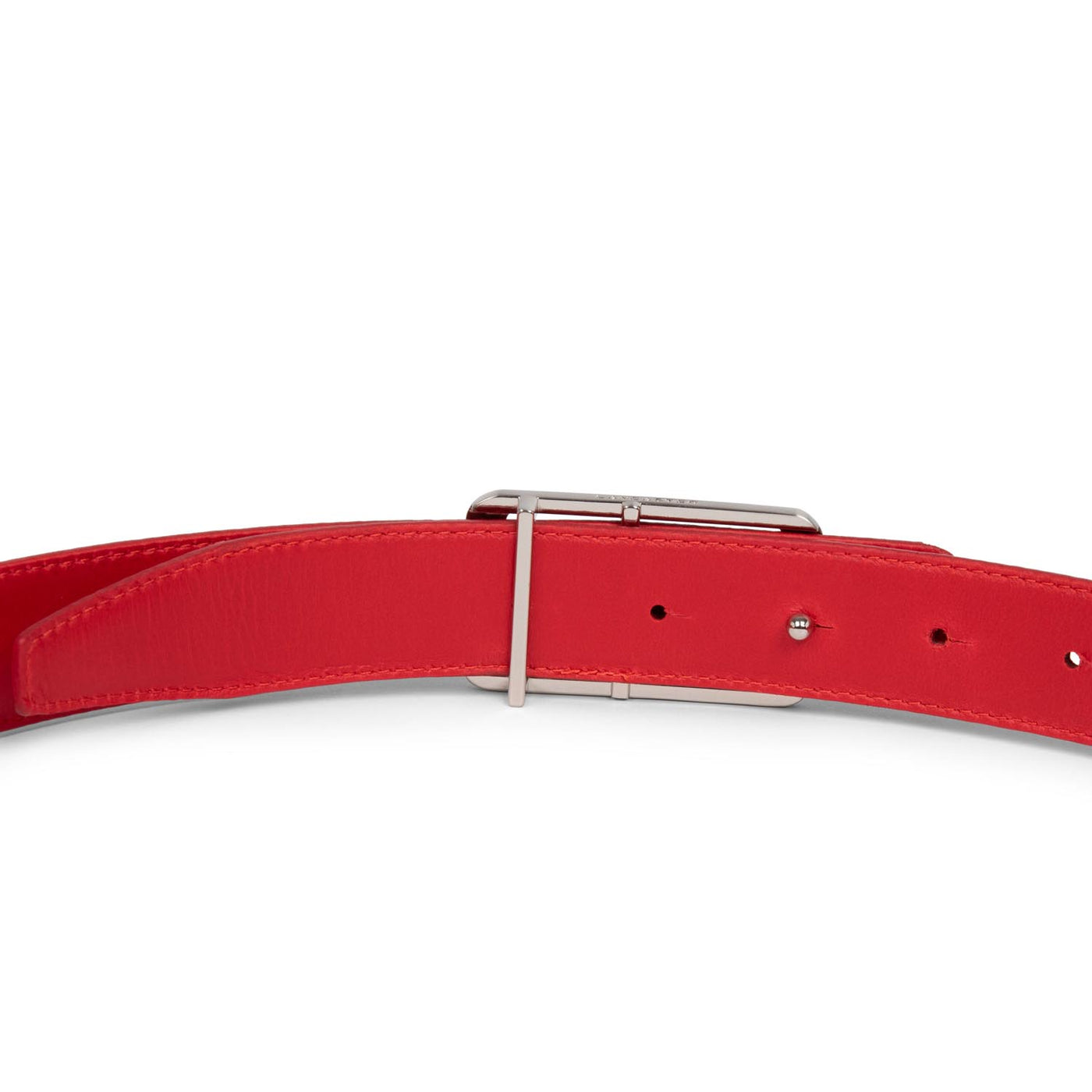 ceinture - ceinture cuir lisse femme #couleur_rouge