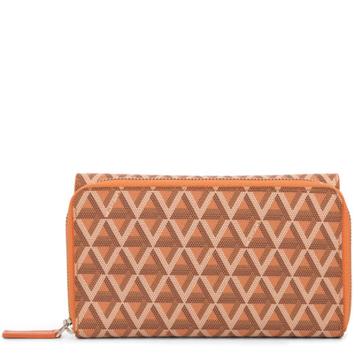 portefeuille compagnon dos à dos - ikon #couleur_orange