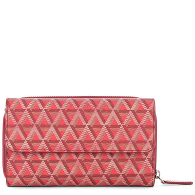 portefeuille compagnon dos à dos - ikon #couleur_rouge