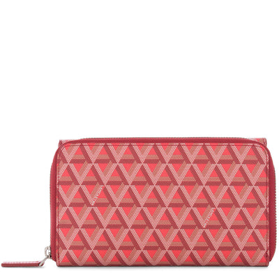 portefeuille compagnon dos à dos - ikon #couleur_rouge