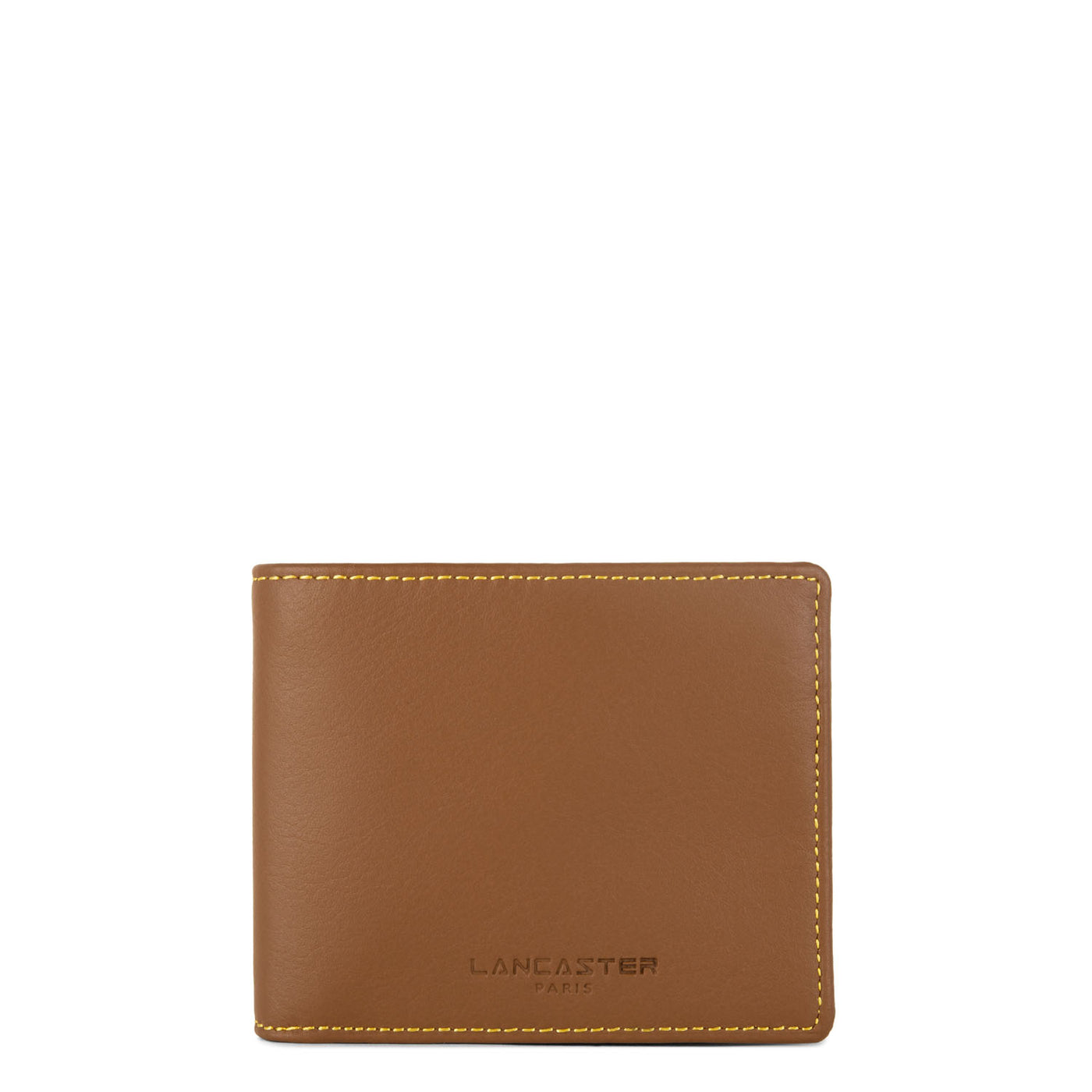 petit porte-cartes - soft vintage homme #couleur_camel-jaune