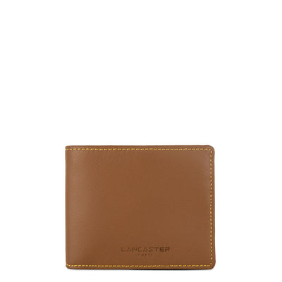 petit porte-cartes - soft vintage homme #couleur_camel-jaune