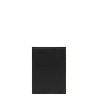 porte passeport - atlas #couleur_noir-camel