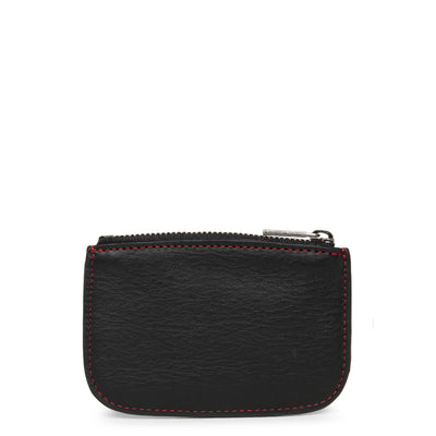 porte-monnaie - soft vintage homme #couleur_noir-rouge