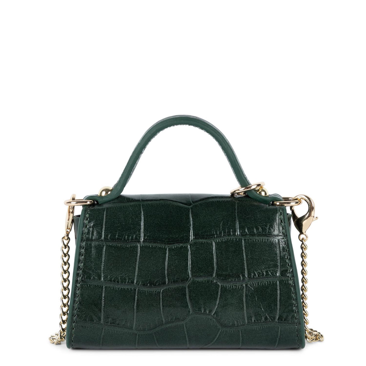 mini porte-monnaie - exotic lézard & croco cn #couleur_vert-fort
