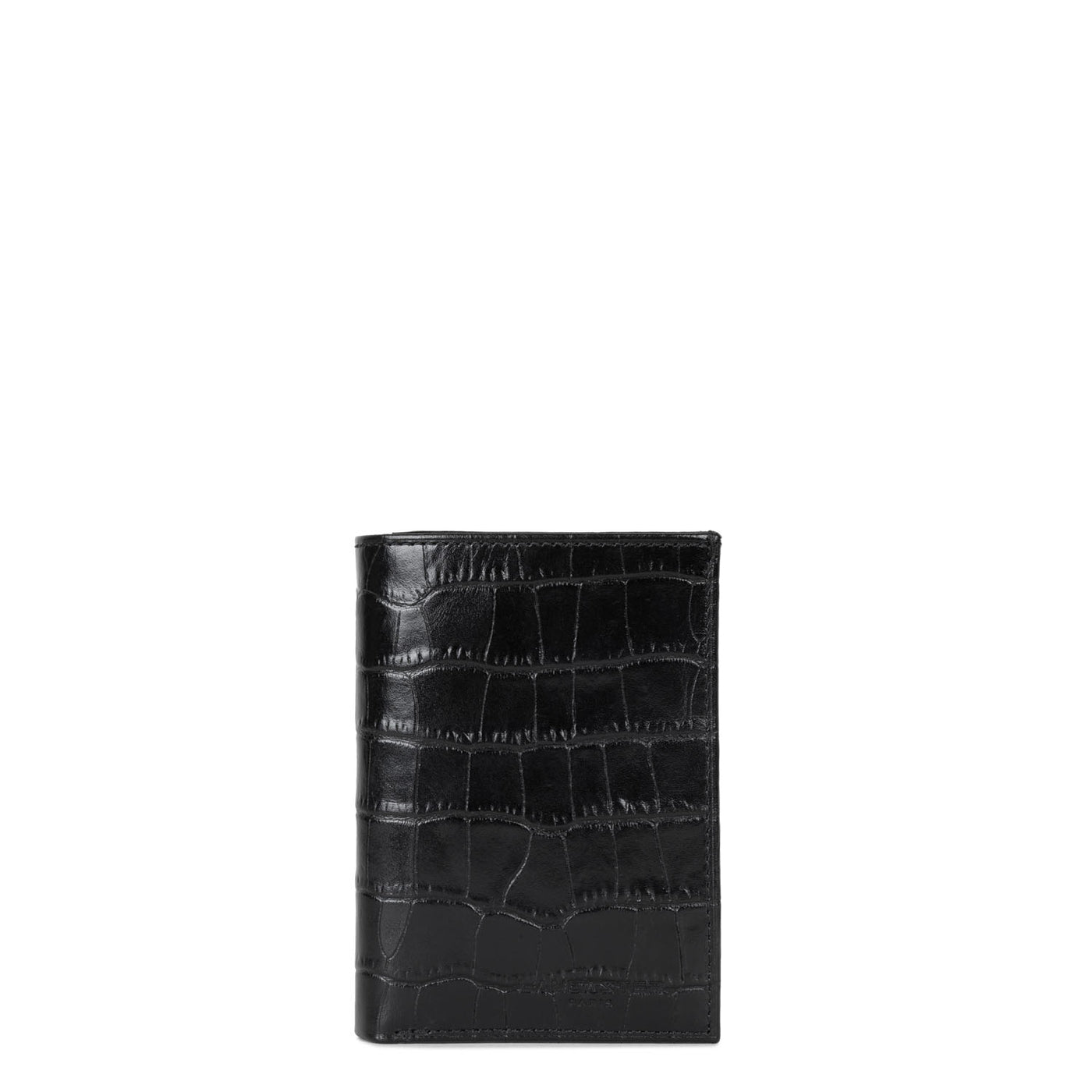 portefeuille - croco homme #couleur_noir