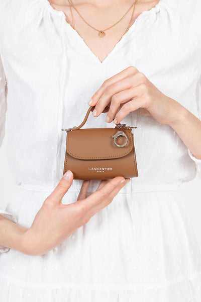 mini porte-monnaie - suave even #couleur_noisette